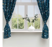 Шторы для кухни Доляна Twilight forest 146x180 см - 2 шт подхваты - 2 шт 100% хлопок 164 г/м2 9322523