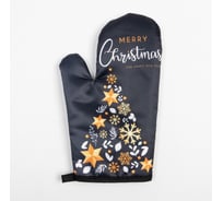 Варежка Доляна Christmas 26x16 см 100% полиэстер 7577711