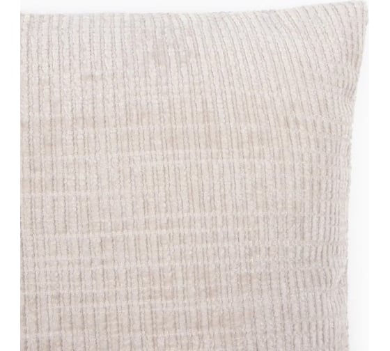 Чехол на подушку Этель Velvet 43x43см цвет бежевый 100% полиэстер 10101037