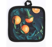 Прихватка Доляна Апельсины 17x17 см 100% полиэстер 9376968