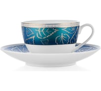 Чашка с блюдцем Walmer Golden Leaves 250 мл W37001038