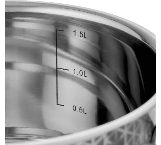 Ковш Walmer Pixel 16x9 см 1.8 л с крышкой W11231616