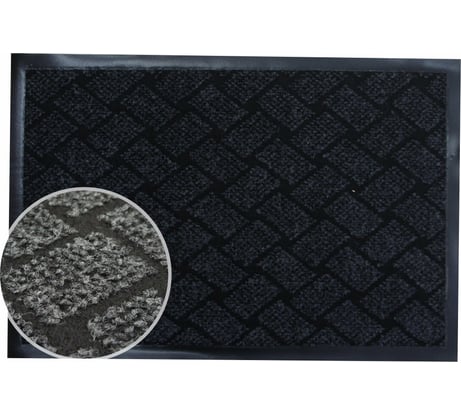 Влаговпитывающий коврик In'Loran 50x80 см. КРАФТ серый, 70-584