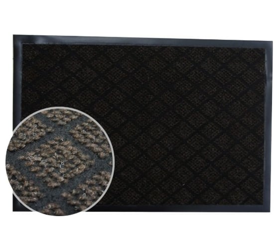 Влаговпитывающий коврик 60x90 см. ГАЛАНТ коричневый 50-692