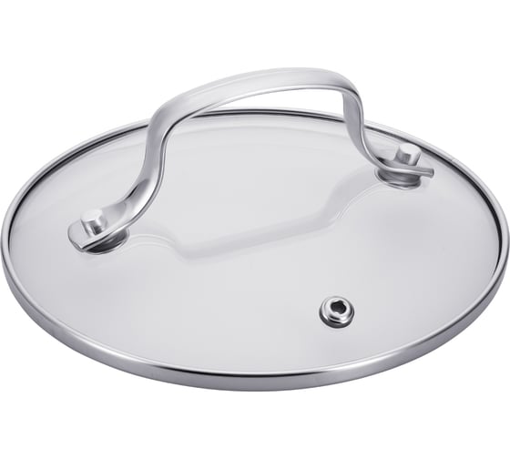 Ковш Regent Inox со стеклянной крышкой 1.2 л 14x8 см нержавеющая сталь стекло Linea CINTURA 93-CIN-01