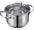 Кастрюля Regent Inox со стеклянной крышкой 3.1 л 18x12.5 см нержавеющая сталь стекло Linea CINTURA 93-CIN-03 2