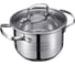 Кастрюля Regent Inox со стеклянной крышкой 3.1 л 18x12.5 см нержавеющая сталь стекло Linea CINTURA 93-CIN-03 3