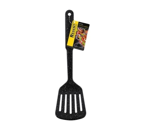 Лопатка кулинарная Regent Inox с прорезями 32x9 см Linea PUNTO NERO 93-BK2C-2