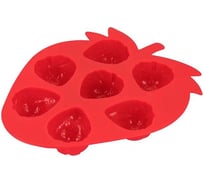 Форма для льда Regent Inox Клубничка 15.8x13x2.3 см Linea Silicone 93-SI-FO-16.16