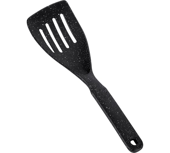 Лопатка кулинарная Regent Inox рыбная 28x8 см Linea PUNTO NERO 93-BK2C-11