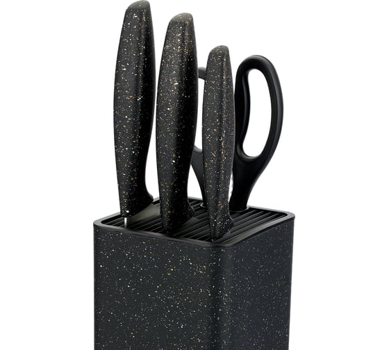 Подставка для ножей и ножниц Regent Inox 23x10 см Linea BLOCK 93-KN-WB-23