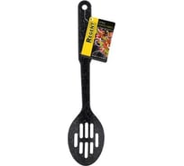 Ложка с прорезями Regent Inox 30x7 см Linea PUNTO NERO 93-BK2C-3