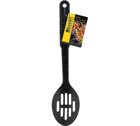 Ложка с прорезями Regent Inox 30x7 см Linea PUNTO NERO 93-BK2C-3