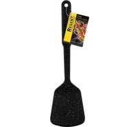 Лопатка кулинарная Regent Inox без прорезей 32x9 см Linea PUNTO NERO 93-BK2C-10