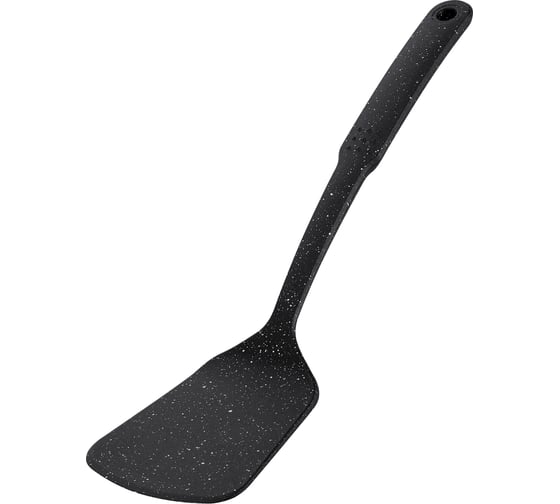 Лопатка кулинарная Regent Inox без прорезей 32x9 см Linea PUNTO NERO 93-BK2C-10