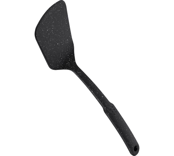 Лопатка кулинарная Regent Inox без прорезей 32x9 см Linea PUNTO NERO 93-BK2C-10