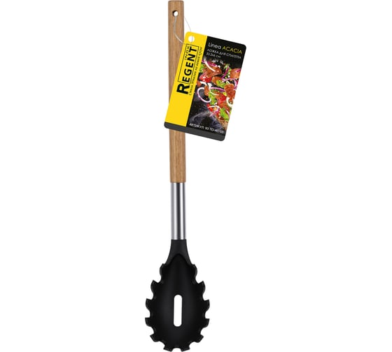 Ложка для спагетти Regent Inox 33.2x6 см нейлон нержавеющая сталь акация Linea ACACIA 93-TO-AC-03