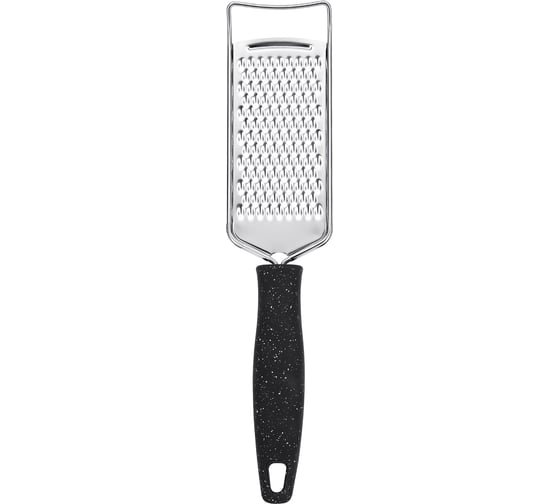 Терка для мелкой стружки Regent Inox 26x5.5 см Linea PUNTO NERO 93-BK2C-17