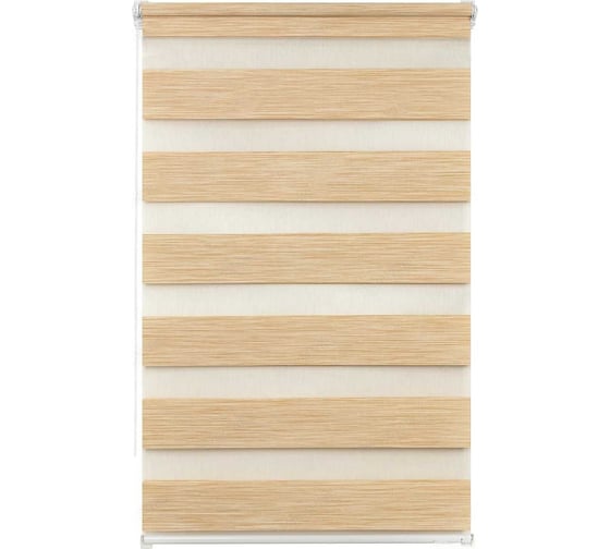 Рулонная штора LM DECOR День-Ночь LB 22-03 песочный, 90x160 см, арт. 2203090 1
