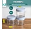 Комплект емкостей для сыпучих продуктов Idiland Modena 0.5 л х 3 шт., серый 241106035/03 4