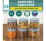 Комплект емкостей для сыпучих продуктов Idiland Modena 0.5 л х 6 шт., серый 241106335/03 3