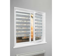 Рулонная штора LM DECOR День-Ночь LB 22-08 стальной, 180x185 см 2208180