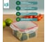 Комплект квадратных контейнеров для продуктов Idiland Modena 3 шт., 0.4 л+0.7 л+1.2 л, бесцветный 241102306/03 4