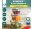 Комплект круглых контейнеров для продуктов Idiland Modena 3 шт., 0.5 л+0.86 л+1.5 л, с защелками, бесцветный 241110918/02 2