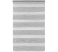 Рулонная штора LM DECOR День-Ночь LB 54-02 серебристый, 90x160 см 5402090