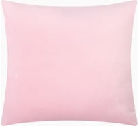 Подушка декоративная Этель цвет розовый 30x30 см велюр 9849752