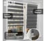 Рулонная штора LM DECOR День-Ночь LB 11-10 графитовый, 38x160 см 1110038 3
