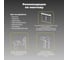 Рулонная штора LM DECOR День-Ночь LB 11-10 графитовый, 43x160 см 1110043 10