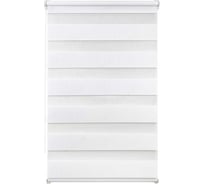 Рулонная штора LM DECOR День-Ночь LB 11-13 белоснежный, 130x170 см 1113130