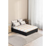 Простыня на резинке Ночь нежна Огурцы осн. 71023-1 поплин, 180x200x20, полоса новая 4660056200999