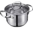 Кастрюля со стекл. крышкой 2.1л 16x10.5 см (нерж сталь стекло) Linea CINTURA Regent inox 93-CIN-02 2