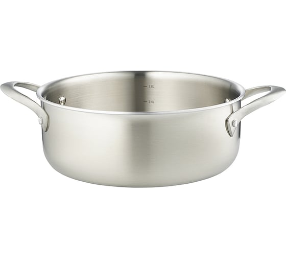 Кастрюля с крышкой Liberty Jones 3Ply Etalon, d24 см, 4 л LJ0000228