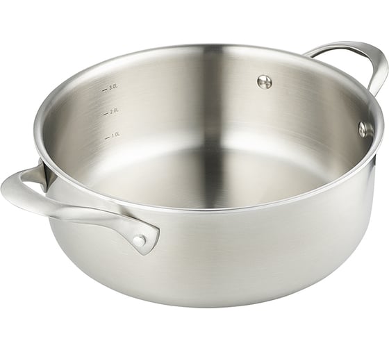 Кастрюля с крышкой Liberty Jones 3Ply Etalon, d24 см, 4 л LJ0000228