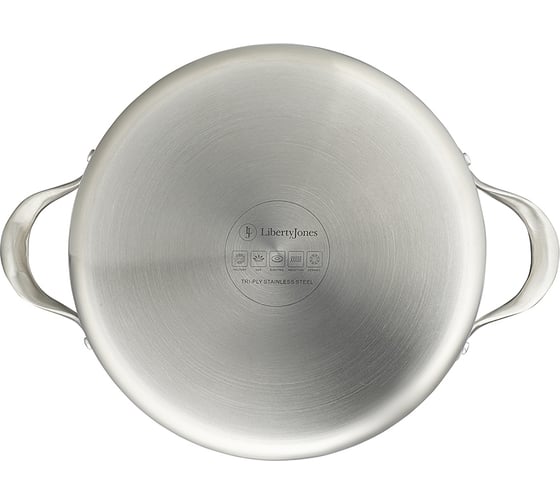Кастрюля с крышкой Liberty Jones 3Ply Etalon, d24 см, 4 л LJ0000228