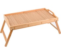 Поднос из бамбука с ручками и ножками SanTrade LaKelly SM-TJ5030P 50x30x3.5 см 6556