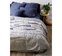 Комплект постельного белья Ночь нежна Милан 71061-1+71062-1 бязь, 120 г, 2 спальное, евро, 50x70 см, стандарт 4660056200258