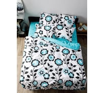 Комплект постельного белья Ночь нежна Розамунда 71110-1+71111-1 бязь, 120 г, 2 спальное, евро, 50x70 см, стандарт 4660056204386