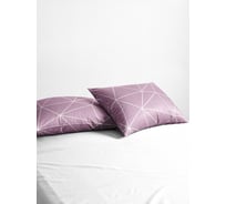 Наволочка Ночь нежна Грань (розовый) 7352-1 Поплин 50x70 (2) полоса новая 4660056041462