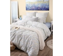 Комплект постельного белья Ночь нежна Тейлор 71142-1+71141-2 поплин, 2 спальное, евро, 70x70 см, стандарт 4660056206465