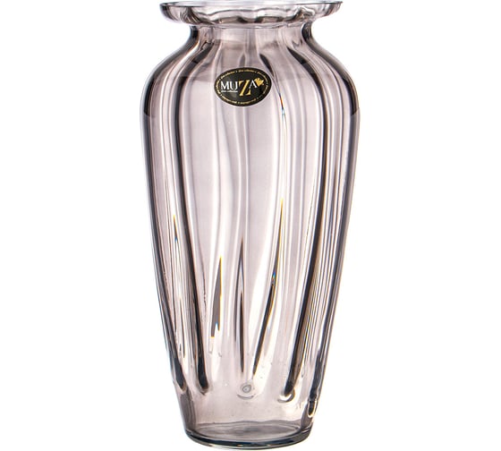 Ваза Muza VICTORIA SMOKY высота 28.5 см 380-805 1
