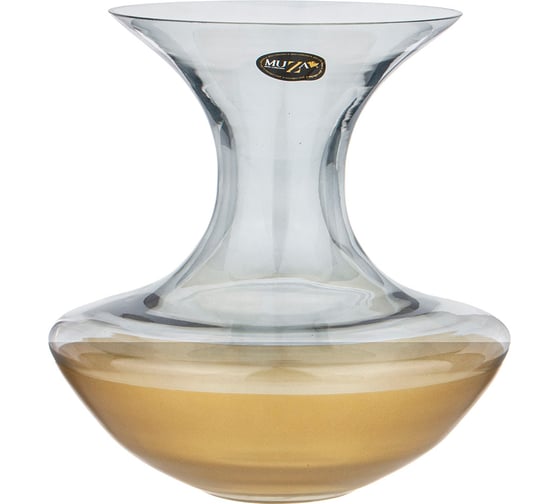 Ваза Muza MODERN ALEXIA SMOKY/ GOLD 25 см 380-908