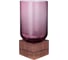 Ваза Bronco WOODY PURPLE 13x13x25 см 694-077 2