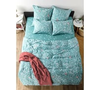 Комплект постельного белья Ночь нежна Баттерфляй 71105-1+71106-1 Поплин ЕВРО 70x70 (2) стандарт 4660056204478