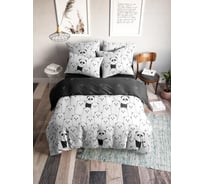 Комплект постельного белья Ночь нежна Гамми 70829-1+70830-1 Бязь 120гр. 2 сп. Евро 70x70 (2) стандарт 4660056189270