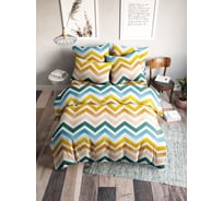 Комплект постельного белья Ночь нежна Меандр 70319-1 Бязь 120гр. ЕВРО 70x70 (2) стандарт 4660056151581