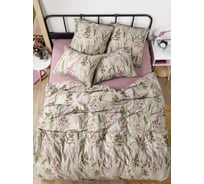 Комплект постельного белья Ночь нежна Таула 71108-1+71109-1 Поплин ЕВРО 70x70 (2) стандарт 4660056203846